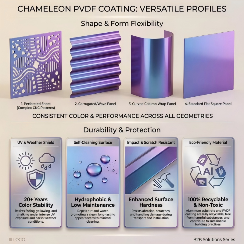 5(1) Chameleon (Color-shifting) Color-coated Aluminum Coil